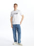 LC Waikiki Crew Neck Short Sleeve Printed Combed Cotton Men's T-shirt